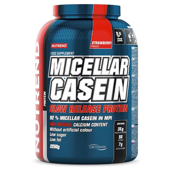 Nutrend Micellar Casein - Jahoda - 2250 Gramů