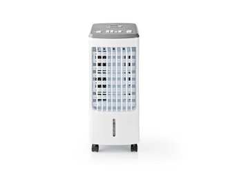 NEDIS ochlazovač vzduchu/ výkon 80 W/ nádržka 3 l/ cirkulace 270 m3/h/ 3 rychlosti/ funkce Air Swing/ bílý