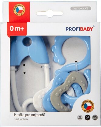 Špendlík + osmička s kousátky, více variant mix barev