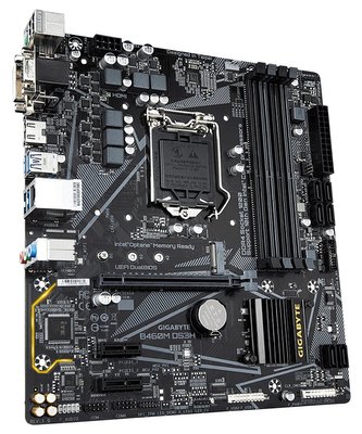 GIGABYTE B460M DS3H / Intel B460 / LGA 1200 / 4x DDR4 DIMM / M.2 / D-Sub / DVI-D / HDMI / mATX