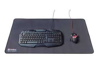 Sandberg Gamer Desk Pad XXXL, podložka pod myš a klávesnici, černá