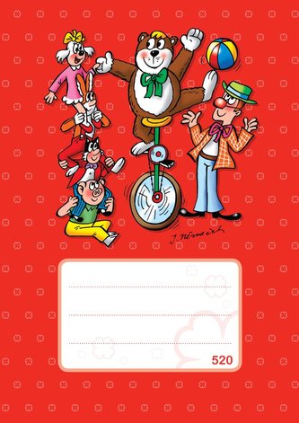 Školní sešit Čtyřlístek 520 - čistý A5 / 20 listů