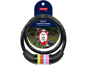 zámek lankový kódový ČER RICHTER