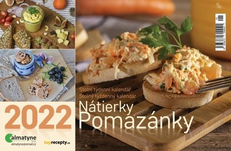 Kalendář 2022 - Pomazánky, stolní týdenní, 214 x 140 mm