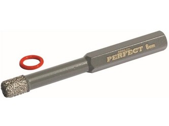 vrták diamantový do dlažby pr. 6mm, stopka 6-hranná STALCO