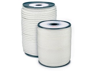 šňůra PA s duší 4mm BÍ pletená (200m)