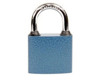 zámek visací OVAL 45 3kl. na stejný uzávěr RICHTER