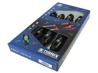 šroubovák sada 7díl. PHILLIPS, PLOCHÉ, POZIDRIV 8646-00