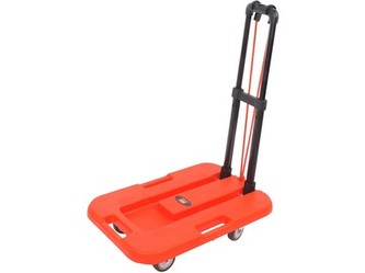 vozík plošinový skládací 560x1035x380mm PP+kov, nosnost 100kg