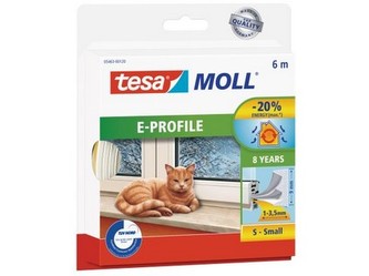 těsnění ok.a dveř.\"E\" 9x4.0mm BÍ (6m)