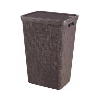 Koš na špin prádlo JUTE 58l 43x60x34cm hnědá