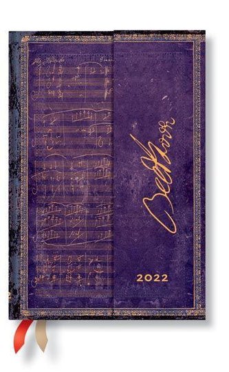 Beethoven, Violinsonate Nr. 10 12-Monatskalender 2022 Mini Verso