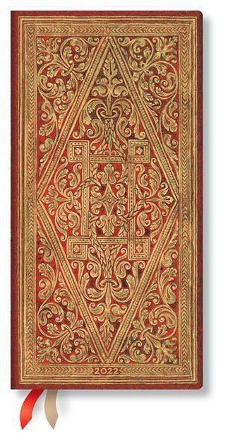 Goldener Pfad 12-Monatskalender 2022 Schlank Verso