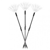 LED dekorace – zapichovací svítící větvičky, venkovní i vnitřní, studená bílá, časovač