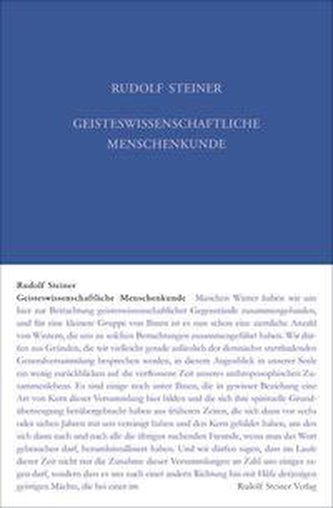 Geisteswissenschaftliche Menschenkunde