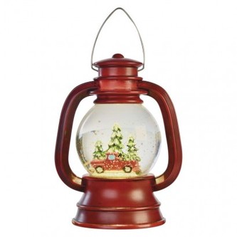 LED lucerna 20x11 cm, 3x AA, vnitřní, teplá bílá, časovač