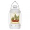 LED vánoční lucerna, 19,5 cm, 3x AA, vnitřní, teplá bílá, časovač