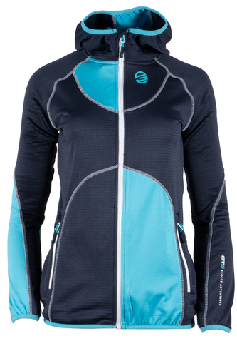 GTS 3015 L S20 - Dámská mikina Waffle Fleece, Bicolour - navy - 38