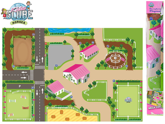 Koberec \"Jezdecká škola\" 100x150cm v krabičce