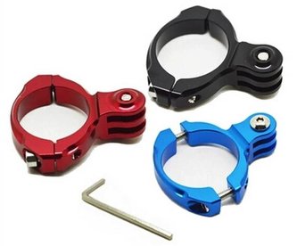 Držák SJCAM CNC klip na kolo objímkový, černý