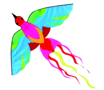 Drak létající NYLON 130 x 160cm Phoenix