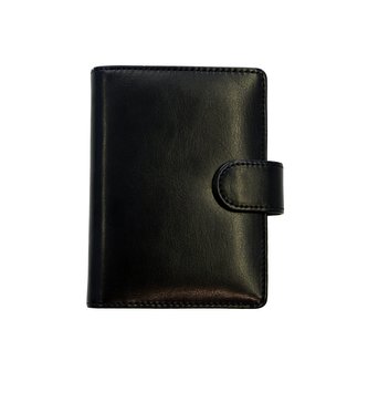 Obal na kroužkový diář a poznámkový blok A7, černý