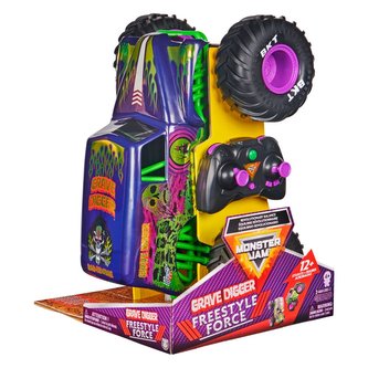 MONSTER JAM RC AKROBATICKÝ GRAVE DIGGER