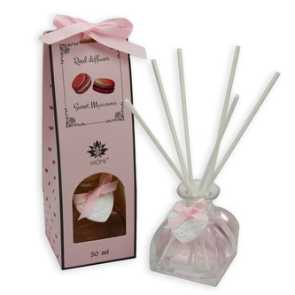 50 ml tyčinkový difuzér v dárkové krabičce, barevný parfém Sweet Macarons