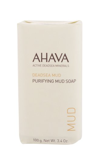 AHAVA Deadsea Mud Tuhé mýdlo Purifying Mud Soap 100 g pro ženy