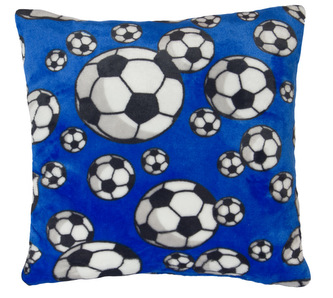 Polštářek Mazlík - dětský motiv - míč modrý - 38x38cm