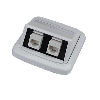 ABB Tango Datová zásuvka UTP CAT5E 2xRJ45 WHkey bílá