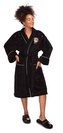 Dámský župan Harry Potter: Čaroděj z Bradavic - Hogwarts (univerzální) černý