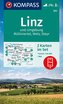 KOMPASS Wanderkarte Linz und Umgebung, Mühlviertel, Wels, Steyr 1:50 000  LZ bis 2026
