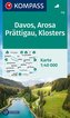 KOMPASS Wanderkarte Davos, Arosa, Prättigau, Klosters 1:40 000  LZ bis 2026