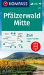 KOMPASS Wanderkarte Pfälzerwald Mitte 1:25 000  LZ bis 2026