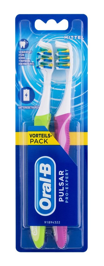 Oral-B Pulsar Zubní kartáček Pro Expert 2 ks Medium unisex