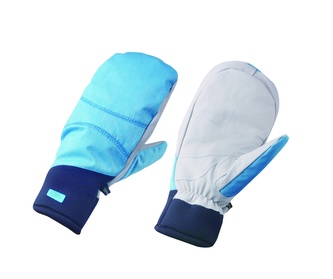 VALADALEN - lyžařské palčáky, unisex - modré tkané - 8