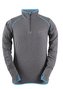 GRAN - pánská eco 2 vrstva(1/2 zip) dk šedá mel - S