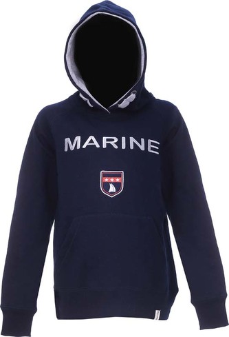 MARINE - pánská mikina s kapucí - navy - M