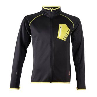 TRANNEBERG - pánská eco powerfleece bunda - 2.vrstva - černá - 3XL