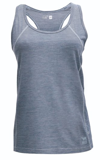 ULLERVAD - dámské merino tílko - Navy - 36