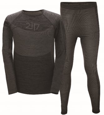 FALEBO - pánské bezešvé spodní prádlo - dk grey - L/XL