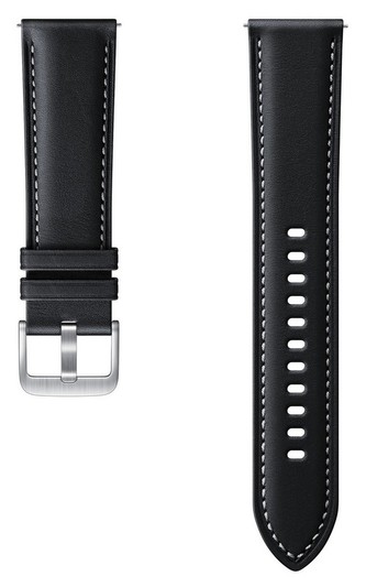 Samsung ET-SLR85S Watch 3 Stitch Leather Band, BLK