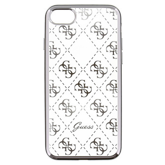 Guess 4G TPU Pouzdro Silver pro iPhone 5/5S/SE, Telefony, hodinky a navigace | Pouzdra a obaly pro Apple