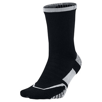 U NG CUSHIONED CREW- TN, 30 | TENNIS | ADULT UNISEX | CREW SOCK | BLACK/BLACK/WHITE | M