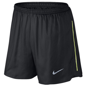 5\" NIKE RACING SHORT, 10 | RUNNING | MENS | SHORT | BLACK/REFLECTIVE SILV | L