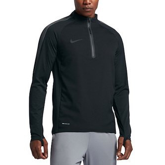 M NK AROLYR RPL STRKE DRIL, 10 | FOOTBALL/SOCCER | MENS | LONG SLEEVE TOP | BLACK/WHITE/BLACK | XL