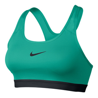 NIKE CLASSIC PAD BRA, 10 | WOMEN TRAINING | WOMENS | BRA | LIGHT MENTA/BLACK/BLACK | S