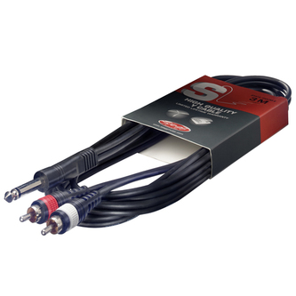 Dvojitý kabel Stagg, Délka 3 m