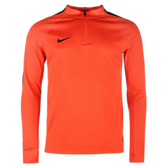 Y NK SQD DRIL TOP, 10 | FOOTBALL/SOCCER | YOUTH UNISEX | LONG SLEEVE TOP | MAX ORANGE/BLACK/BLACK | S